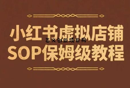 小红书虚拟店铺SOP保姆级教程，​通过在小红书开店卖学科类资料变现(更新)-百义网络创业网-虚拟电商货源