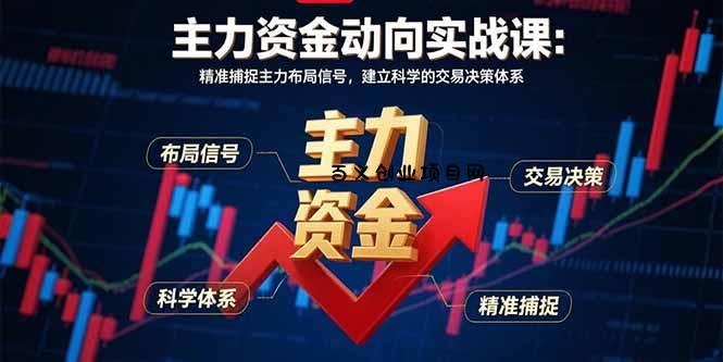 主力资金动向实战课-8月：精准捕捉主力布局信号，建立科学的交易决策体系-百义网络创业网-虚拟电商货源